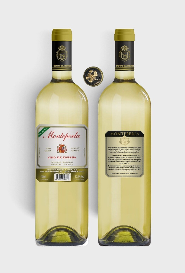 Benito Blázquez - Botella de Vino Blanco Monteperla